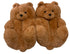 Tan Teddy Slippers - CaribeHeart Teddy